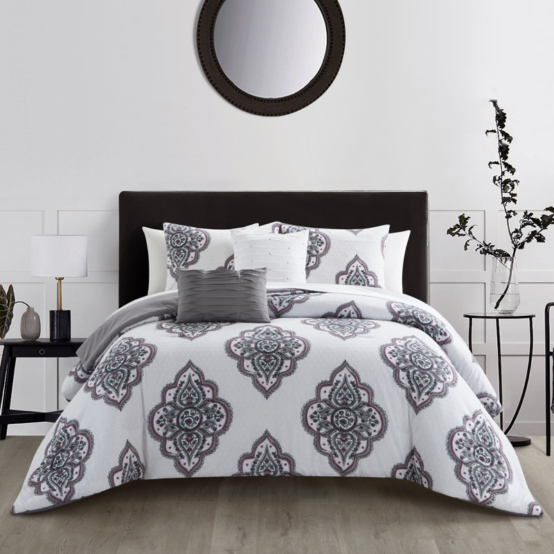 Canora Grey Slivno Standard Cotton 9 Piece Comforter Set Wayfair